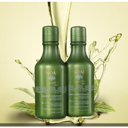 Inoar Argan Oil Keratine Treatment Keratin Shampoo & Conditioner 2x250ml
